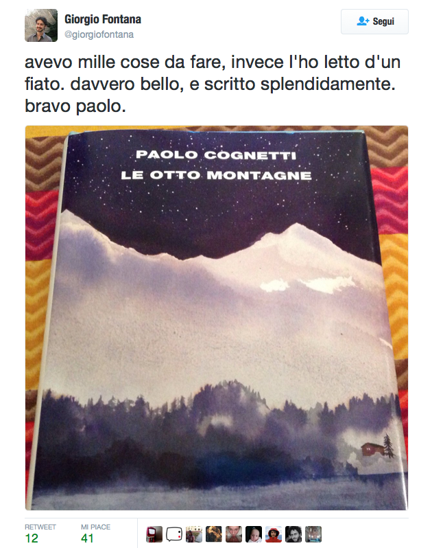 Paolo CognettiLe otto montagne